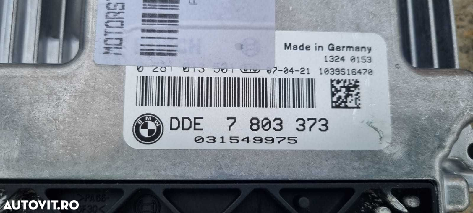 Kit pornire calculator ecu BMW seria 3 E90 E91 automata 7803373 M47 - 4