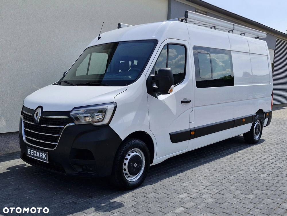 Renault Master, L3H2, SALON POLSKA, 7 miejsc, DOKA, nawigacja, hak, tempomat, klima - 3