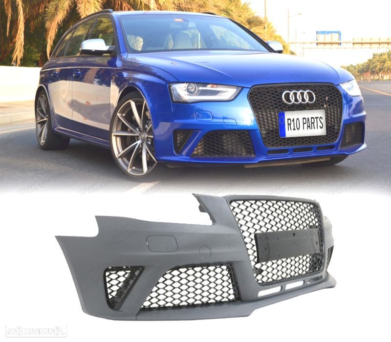 PARA-CHOQUES AUDI A4 B8 08-11 LOOK RS4 - 1