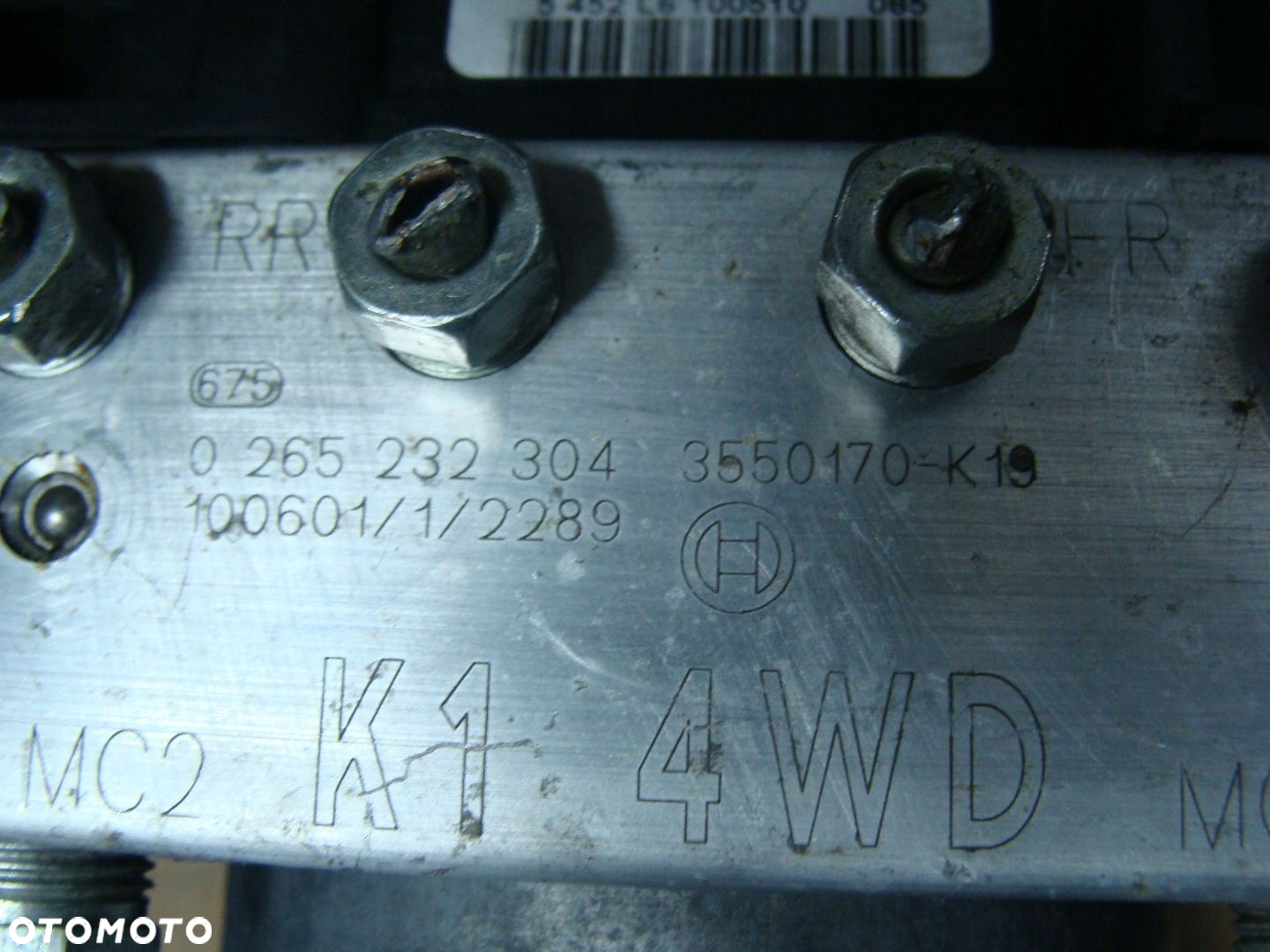 ABS HOVER 3550170-K19 0265800802 - 2