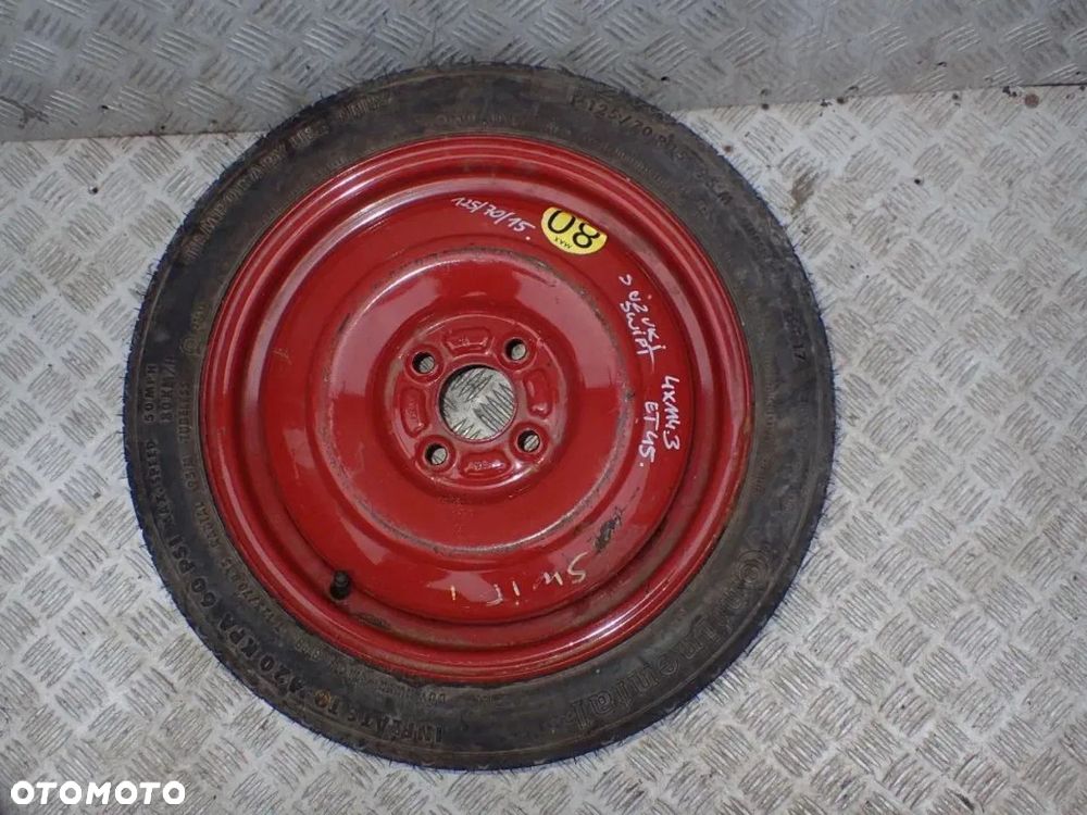 KOŁO ZAPASOWE SUZUKI SWIFT 4X114,3 ET 45 125/70/15 RADOM - 1