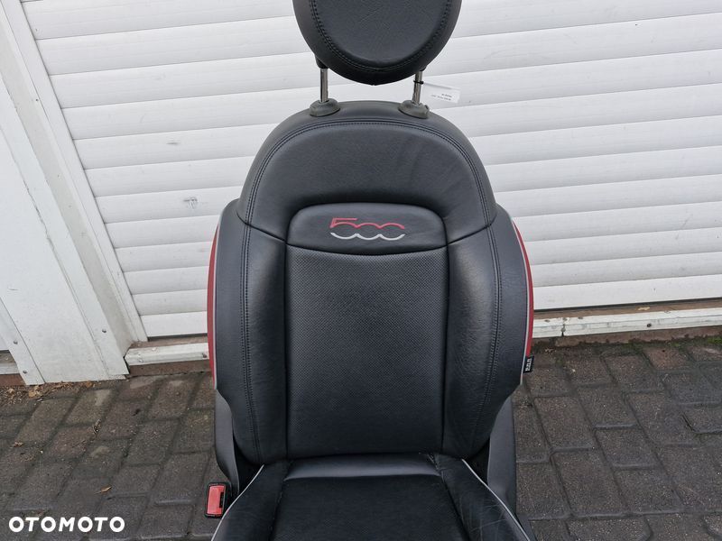 fiat 500x fotel kierowcy lewy przód przedni skóra uk - 3