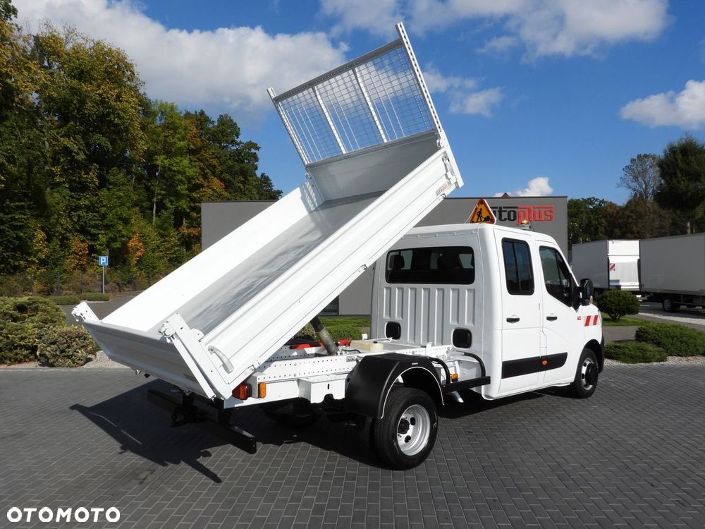 Renault MASTER WYWROTKA PODWÓJNA KABINA DOKA 6 MIEJSC TEMPOMAT LEDY BLIŹNIACZE KOŁA KLIMATYZACJA  165KM - 4