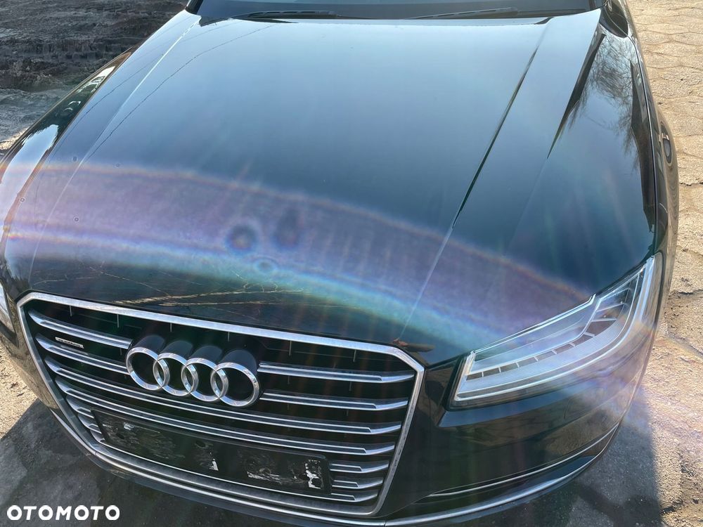 AUDI A8 D4 LIFT LY9T KOMPLETNY PRZÓD ZDERZAK LAMPY MASKA PAS MATRIX - 9