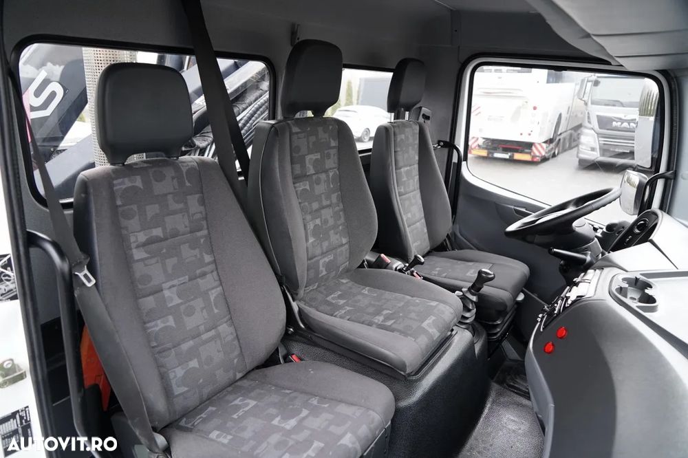 Mercedes-Benz ATEGO 1218 / 4x2 / BASCULATOR + HDS HIAB 0088 BS-3 / PILOT / MANUAL - 31