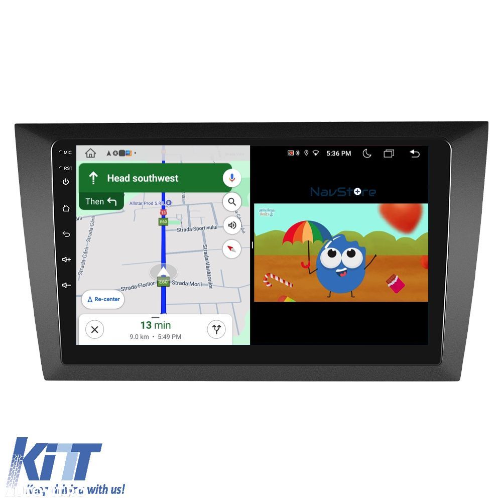 Navigatie Android Dedicata Volkswagen Golf 6 (2009 - 2013), 9 Inch, 2G - 4