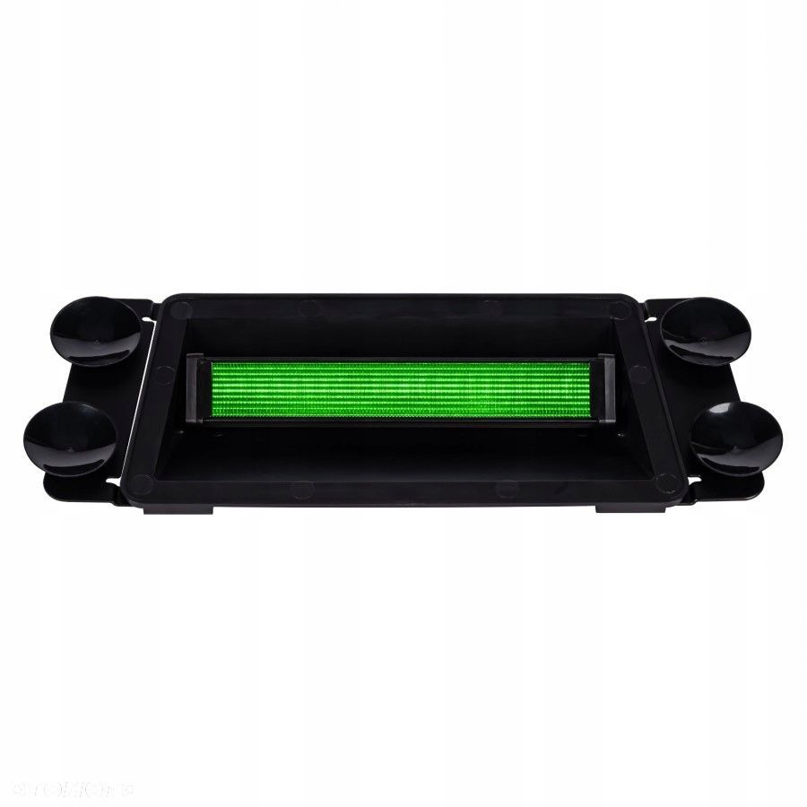 lampa stroboskopowa led na przyssawki 332x116x76 zielona - 1
