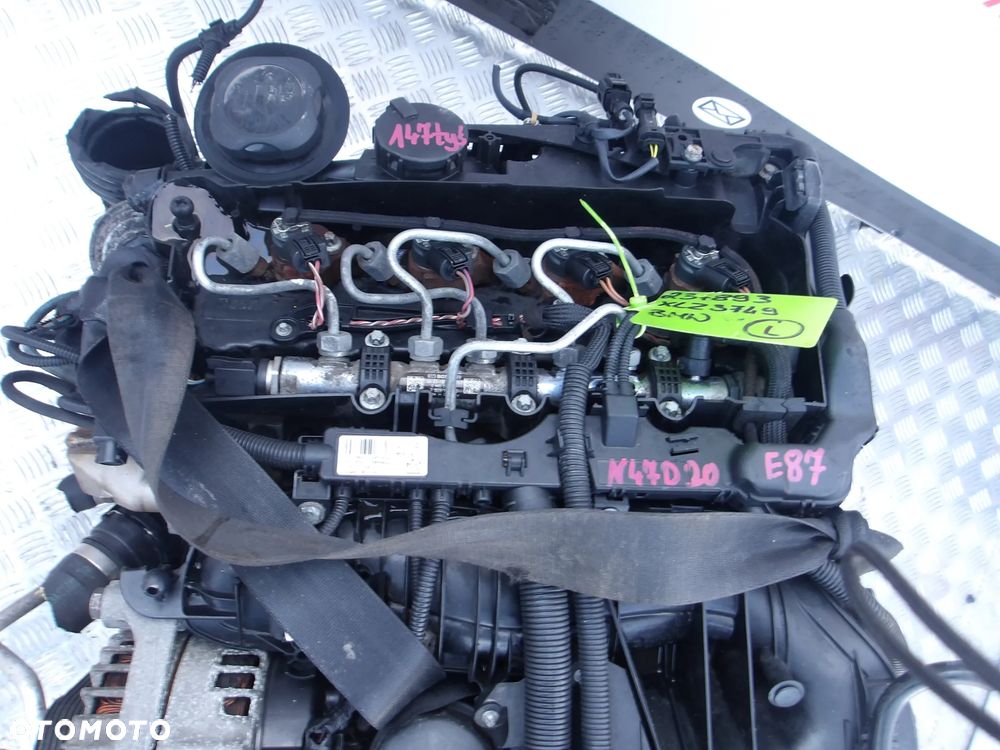 SILNIK KOMPLETNY BMW E87 2.0D N47D20 147 TYS - 2