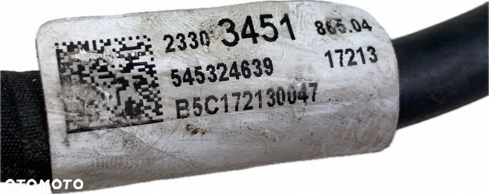 U9 CHEVROLET CAMARO VI 16- WIĄZKA PRZEWÓD KABEL MASA MASOWY 23303451 - 12