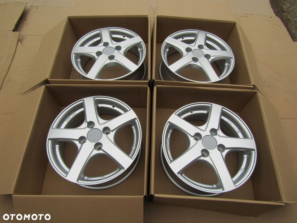 4x Felgi 14 Toyota Aigo I II Citroen C1 I II Peugeot 107 108 Alutec Germany - 3