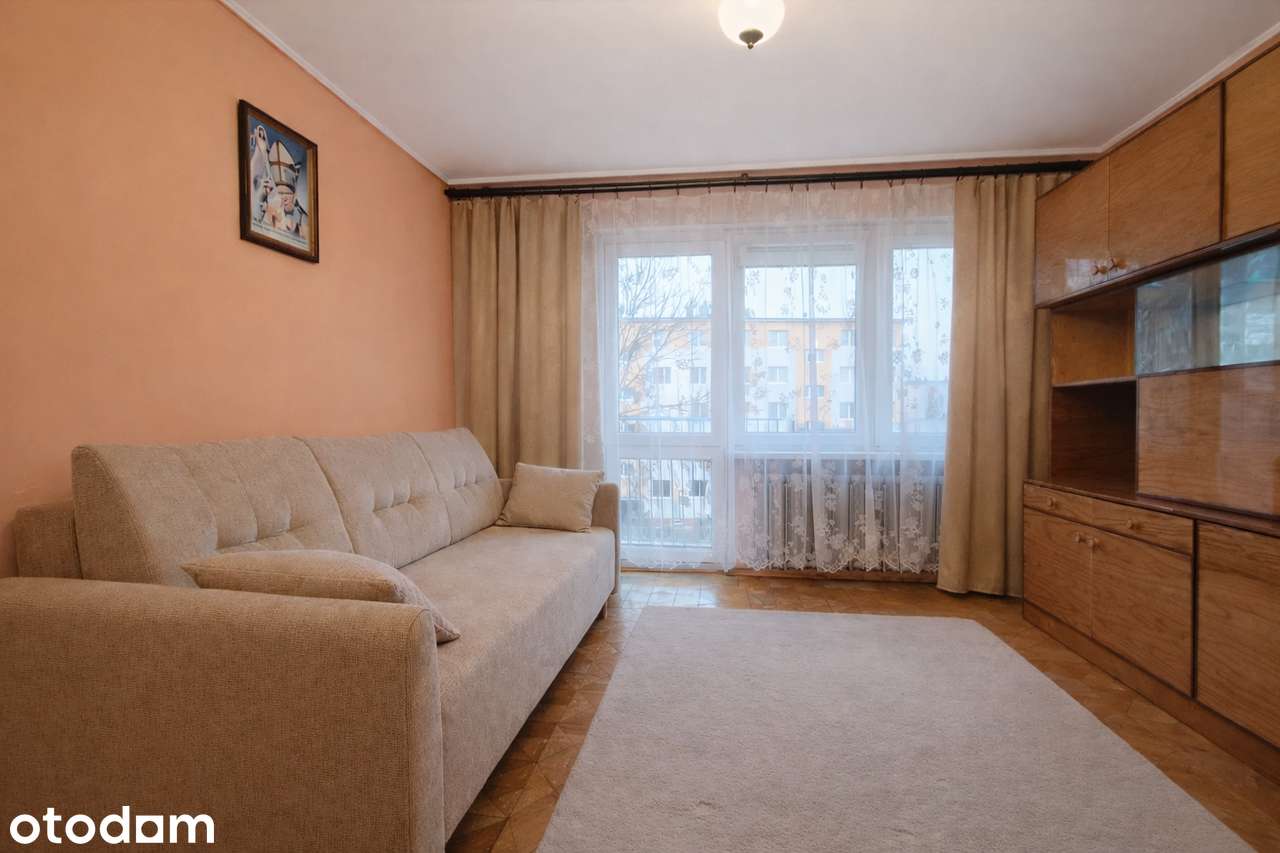 Jasne 2-pokojowe mieszkanie z funkcjonalnym układem, 46,7 m²