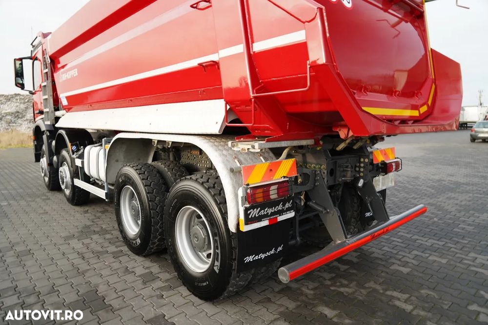 Mercedes-Benz AROCS 4145 / 8x8 / BASCULATOR SPATE / KH KIPPER / MANUAL / EURO 6 - 15