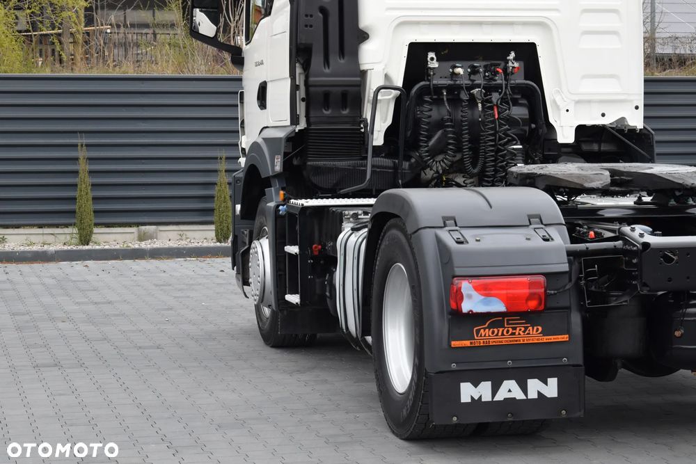 MAN TGS 18.470 / WAGA: 7.200 KG / PRZYSTAWKA PTO / EURO 6 / NOWY MODEL / TEMPOMAT / NAWIGACJA / 2 ZBIORNIKI PALIWA / NISKI PRZEBIEG / SERWISOWANY / SPROWADZONY - 12