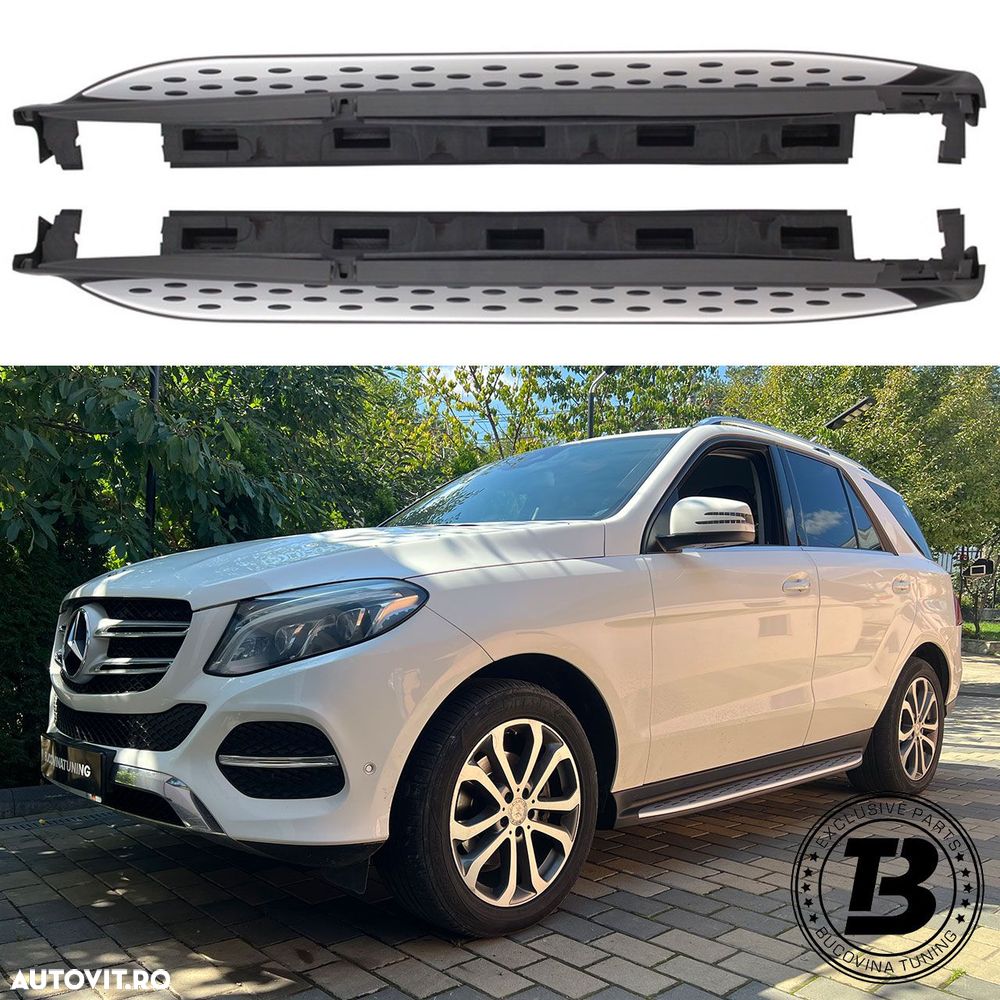 Praguri Aluminiu compatibile cu Mercedes ML GLE SUV W166 - 1