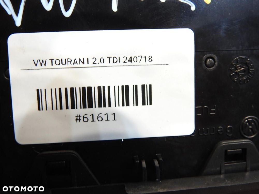 KRATKI NAWIEWU ŚRODEK SCHOWEK VOLKSWAGEN TOURAN I 1T1819728B - 4