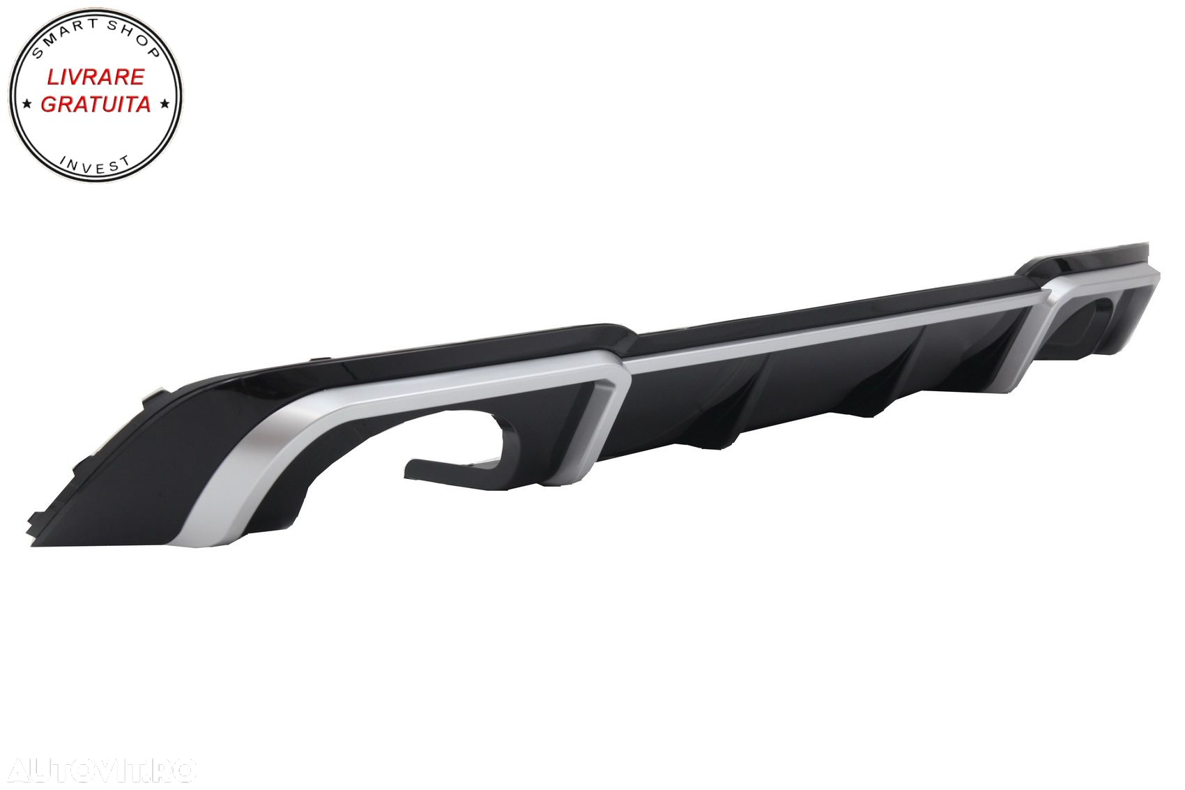 Difuzor Bara Spate Audi A3 8V Sline Facelift (2016-2019) Hatchback Sportback RS3 D- livrare gratuita - 4