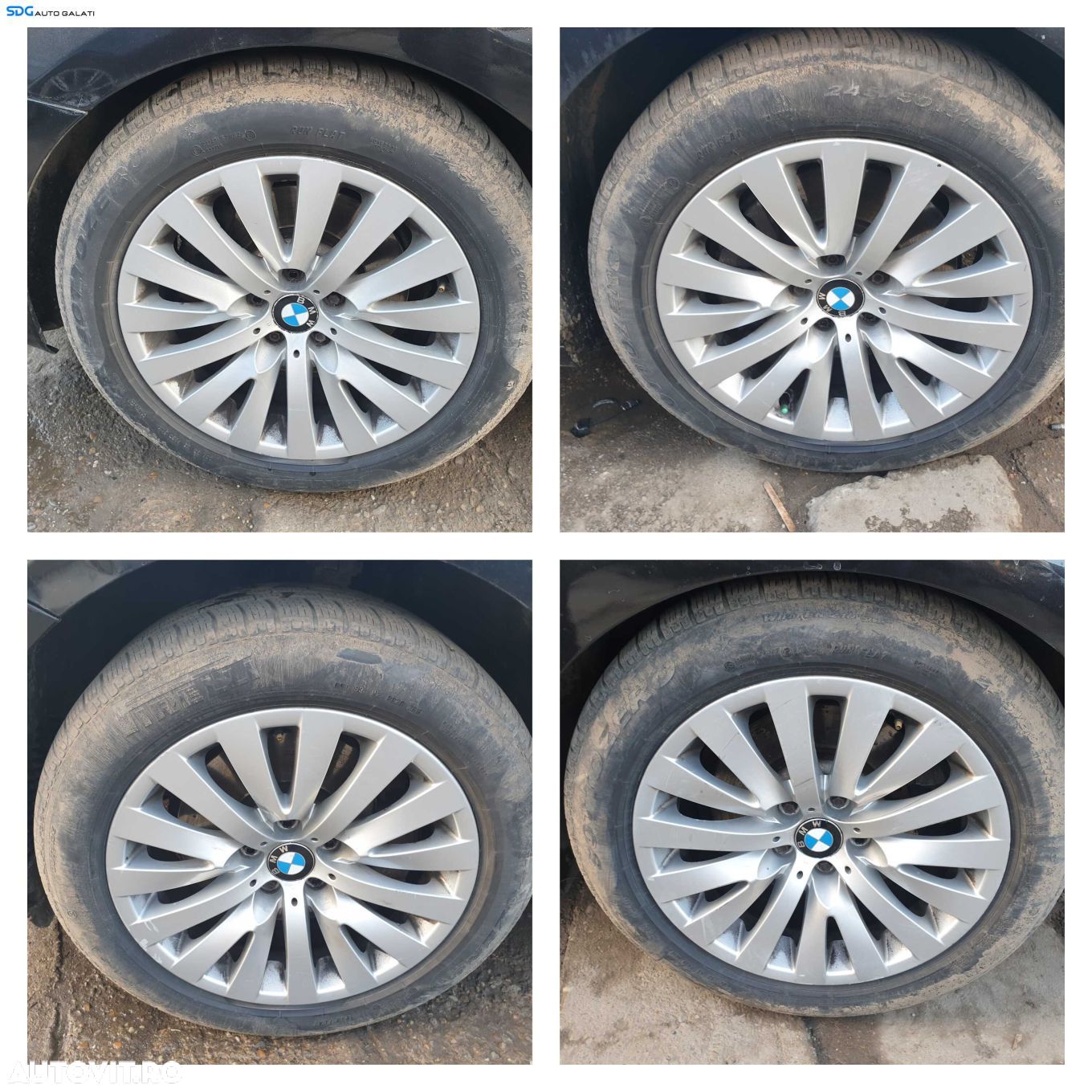 Set 4 Jante Aliaj Style 254 245 50 18 R18 BMW Seria 7 F01 F02 2008 - 2015 [K1767] - 1