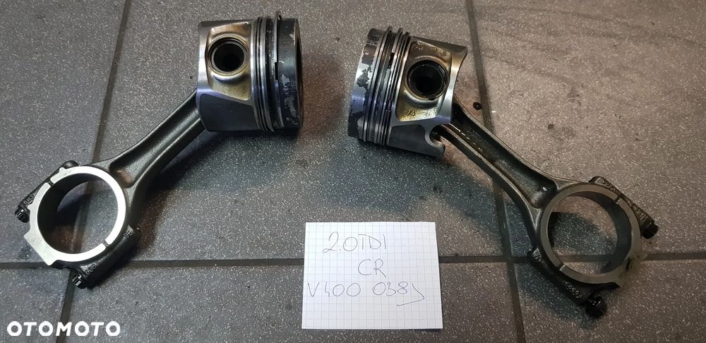 TŁOK KORBOWÓD 038J V400 2.0 TDI CR CBA CBB CFF CGL GOLF VI PASSAT CC B7 Q5