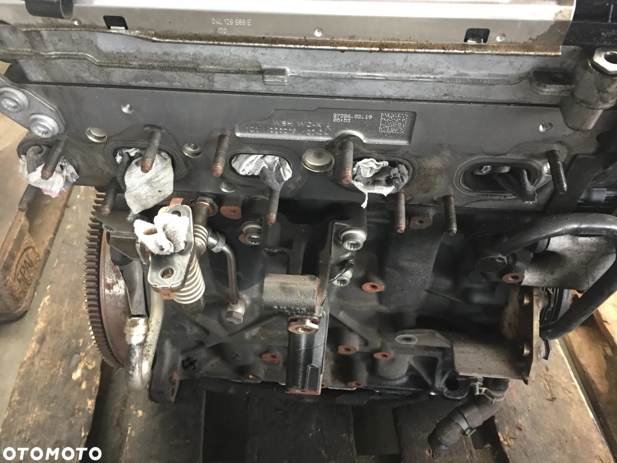 VW TOURAN 1.6 TDI 17R SILNIK BEZ OSPRZĘTU DGT - 5