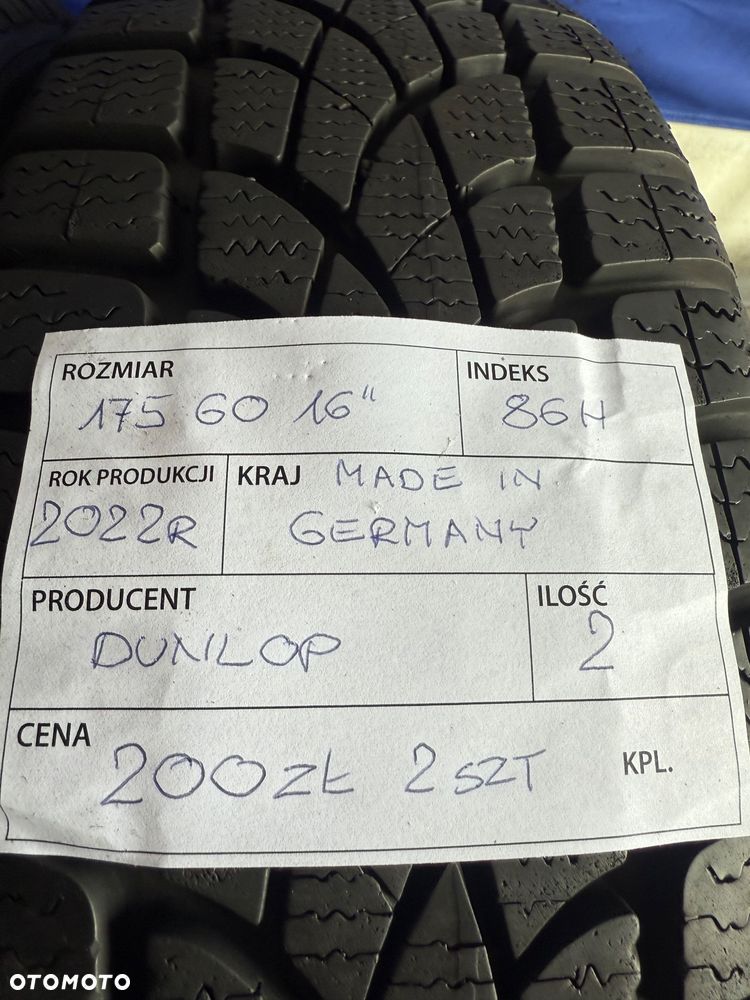 2 opony zimowe Dunlop SP Winter Sport 3D RunFlat 175/60 R16 86H - 3