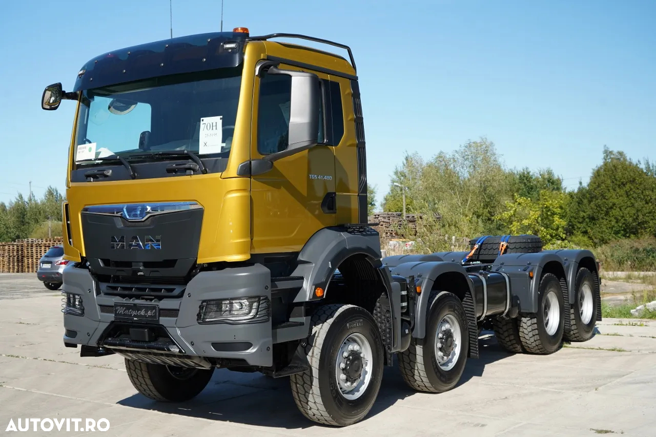MAN TGS 41.480 / 8X6 / CONSTRUCȚIE / NOU-NOUȚ 2025 - 2