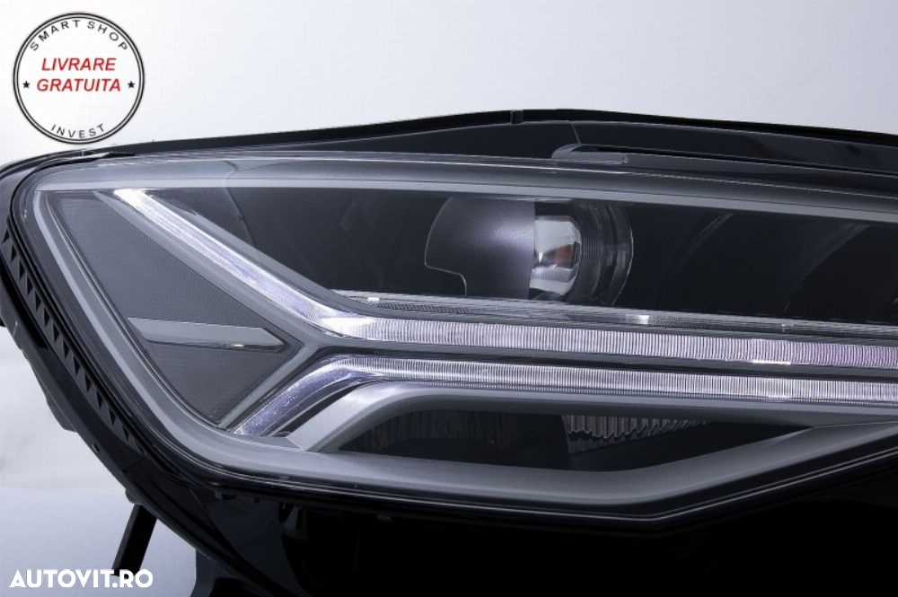 Bara Fata cu Faruri Full LED Semnalizare Dinamica Secventiala Audi A6 4G (2011-201- livrare gratuita - 17