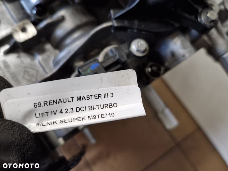 RENAULT MASTER III 3 LIFT IV 4 2.3 DCI BI-TURBO SILNIK SŁUPEK M9TE710 M9T - 5