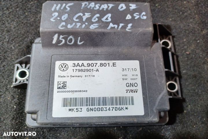 Calculator frana mana 3AA907801E 3AA907801E Volkswagen VW Passat B7 [ - 3