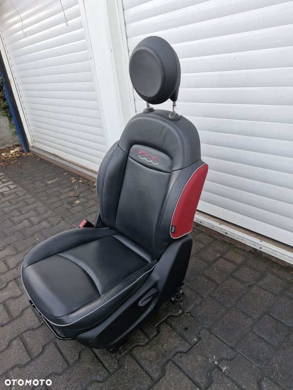 fiat 500x fotel kierowcy lewy przód przedni skóra uk - 7