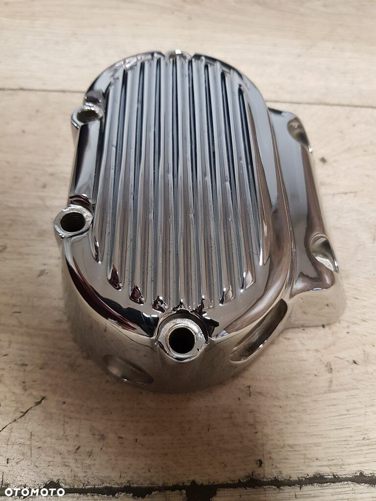 Pokrywa skrzyni biegów dekiel chrom Harley Davidson 37082-87 - 4
