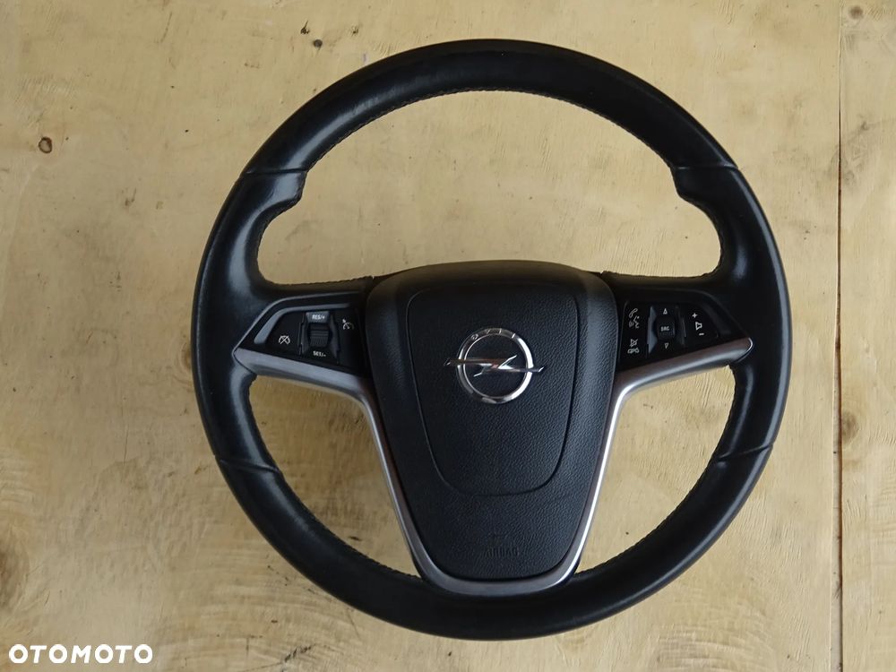 KIEROWNICA MULTIFUNKCJA SKÓRA OPEL ASTRA J ZAFIRA C, MERIVA B, MOKKA, INSIGNIA - 1