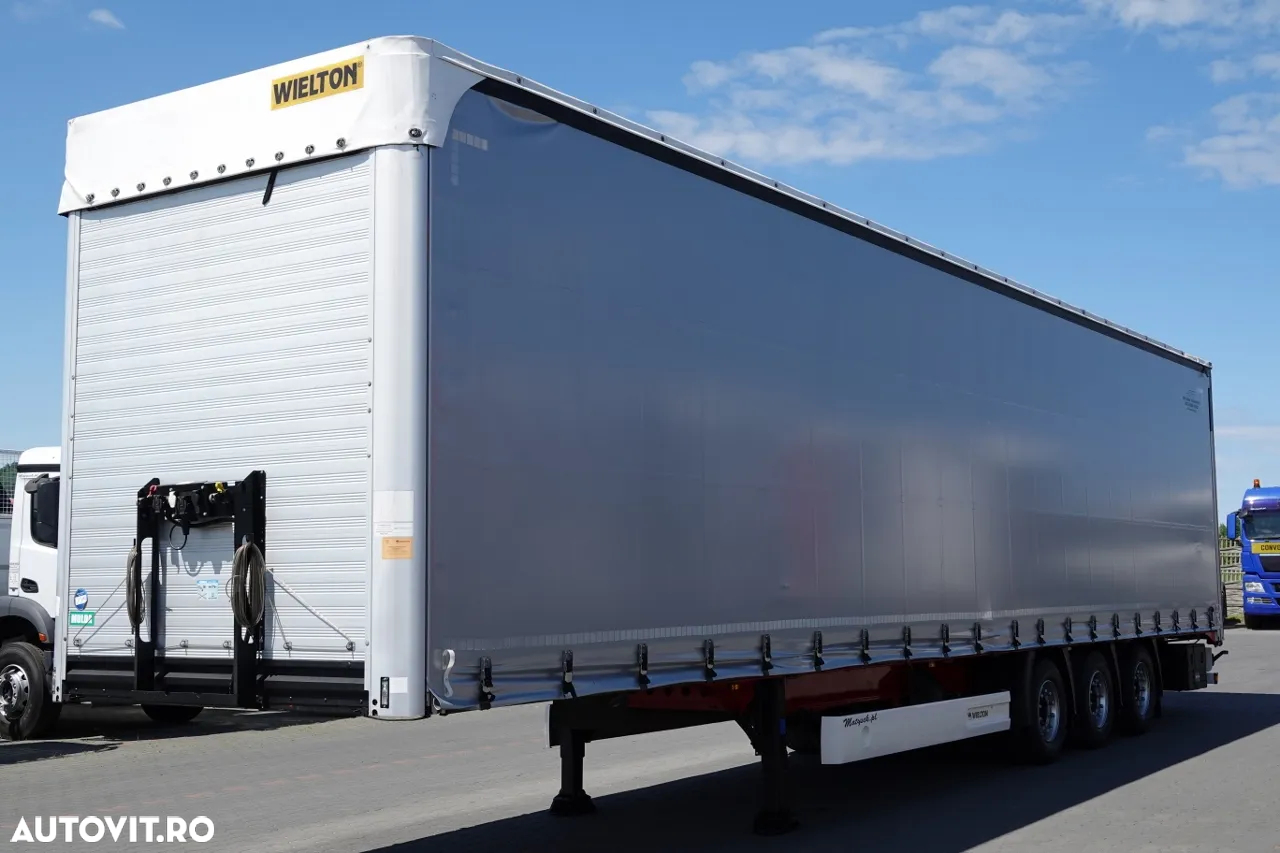 Wielton MEGA CORTINA / MANȘĂ DE OȚEL - 9 M / AXIE DE RIFAT / SAF/ COILMULDA / LOW DECK / 2019R - 3