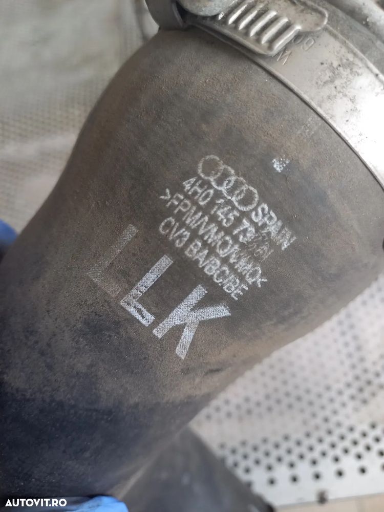 Furtun Conducta Turbo Turbina Intercooler Audi A8 4H D4 A6 C7 A7 Q7 Q5 Touareg 3.0 Tdi An 2010-2011 - 6