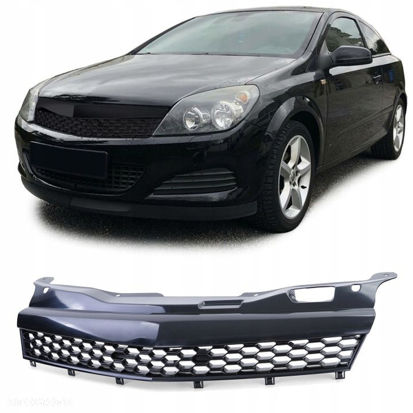 GRILL ATRAPA OPEL ASTRA H 3DRZWI BEZ LOGO OPC LOOK