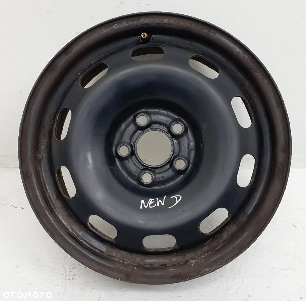 FELGA STALOWA 15 6J ET38 5X100 VW NEW BEETLE 1C 1J0601027H 1SZT - 1