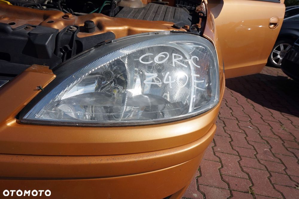 MASKA ZDERZAK BŁOTNIKI LAMPY CORSA C III Z40E  OPEL 1999-2003 ZŁOTY PRZÓD KOMPLETNY - 26