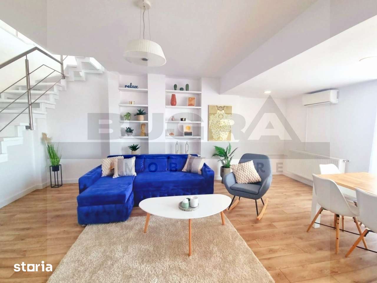 Penthouse superb pe 2 nivele, orientat E-V, cartier Buna ziua — fotografia 1