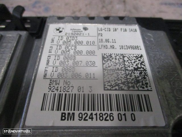 Display Relogio 21920211 9241826010 BMW F11 FASE 1 520D 2011 2.0D 184CV 5P PRETO - 4