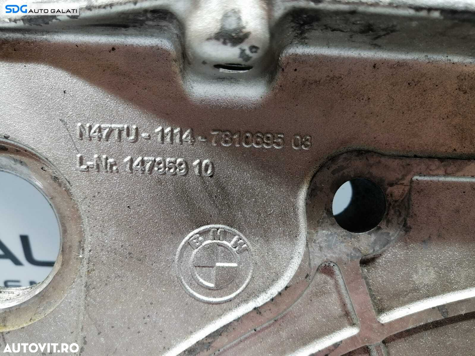 Capac cu Senzor Pozitie Vibrochen Arbore Cotit BMW X1 E84 2.0 D N47 2009 - 2015 Cod 1114781069503 14795910 7810695 - 7