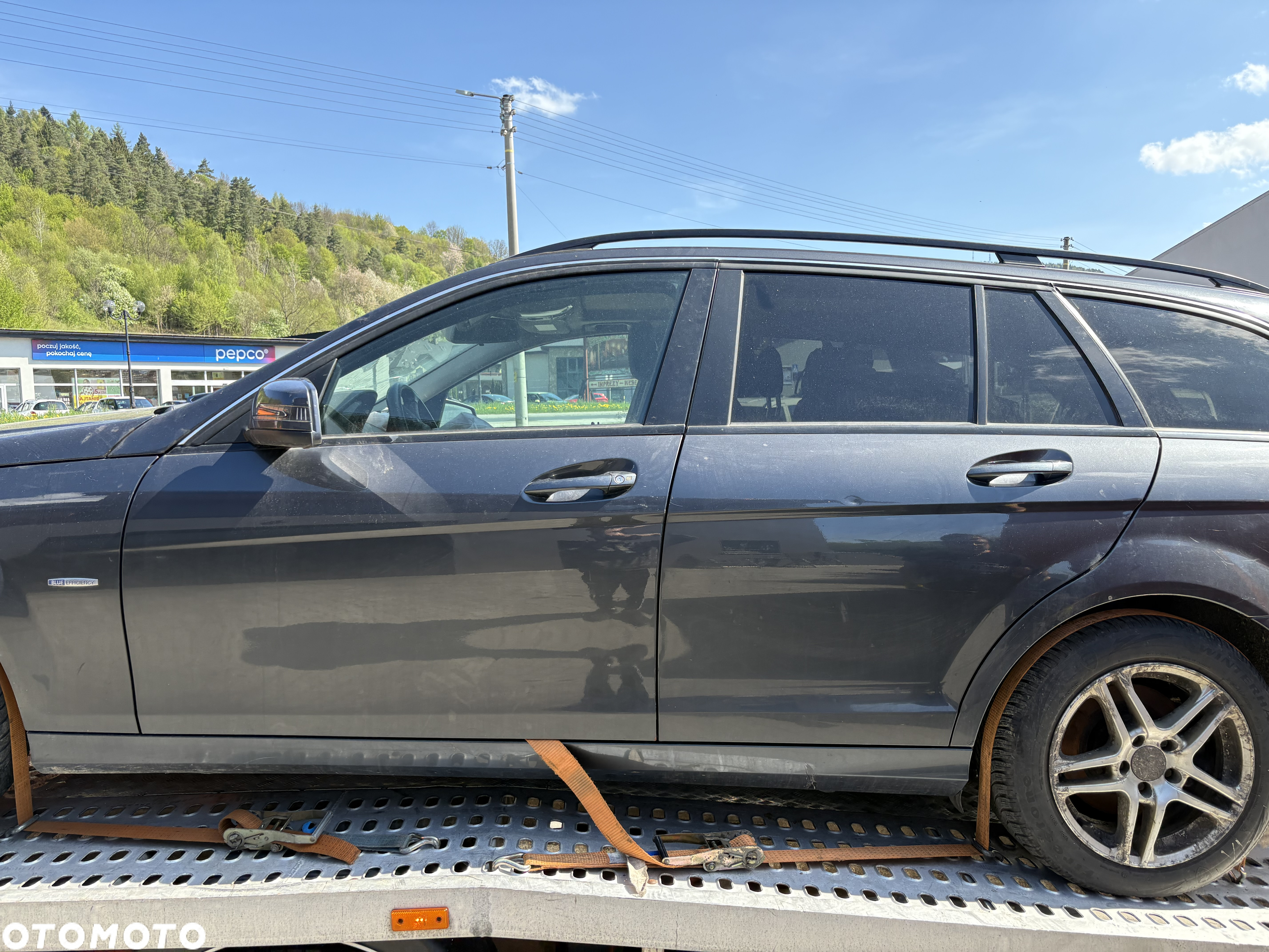 DRZWI LEWA STRONA W204 KOMBI 755 LEWY PRZÓD TYŁ - 2