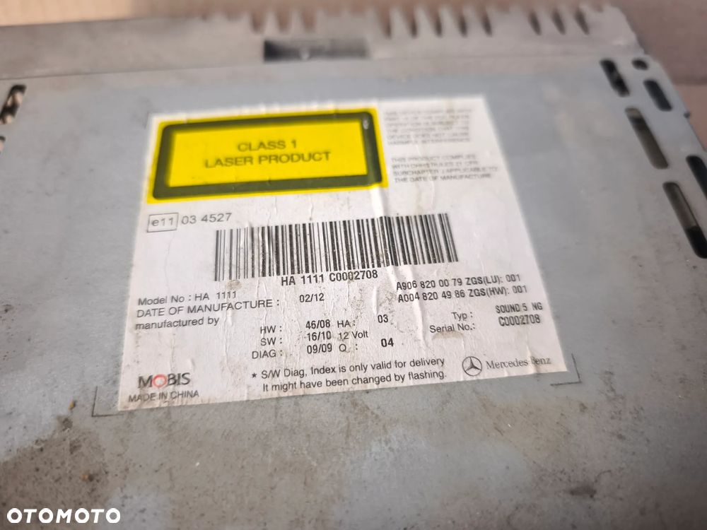 Radio Mercedes-Benz Sprinter w906 Vito w639 a9068200079 Crafter - 4