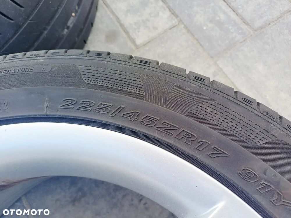 FELIGI Z OPONAMI ALUMINIOWE SEAT LEON II R17 5X112 ET54 57,1 mm OPONY 225/45 R17 LATO NR6 - 8