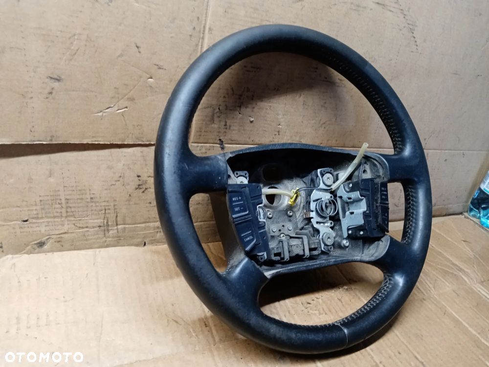 Kierownica multifunkcyjna multifunkcja skórzana skóra VW Passat B5 Golf IV 1J0419091DH - 3