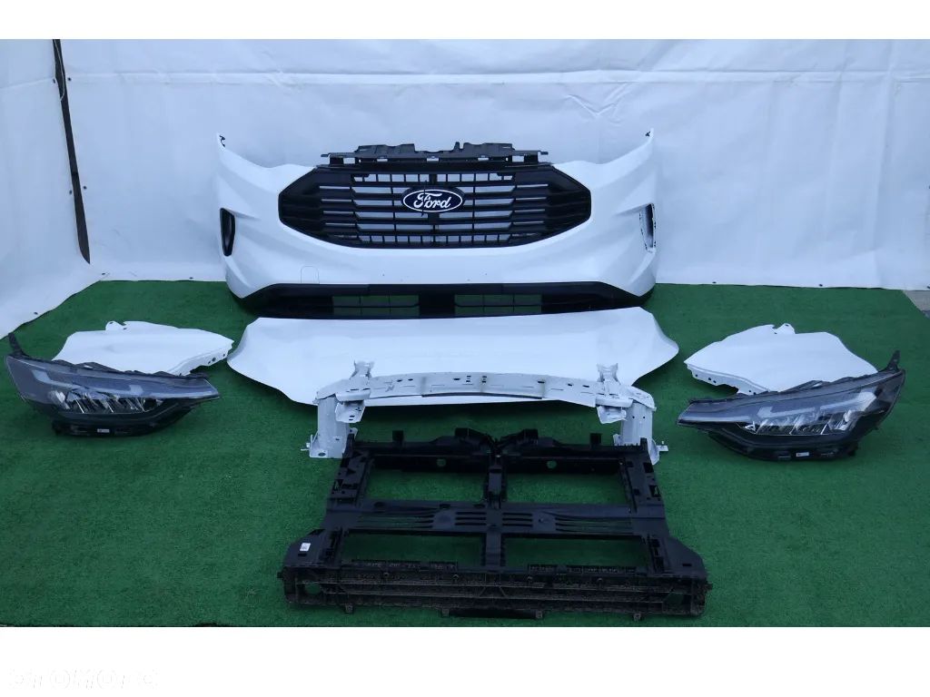 FORD TRANSIT CUSTOM III 2024-2025 KOMPLET PRZÓD MASKA ZDERZAK LAMPY FULL LED PZ31-13E014-CB PZ31-13E015-CB - 1
