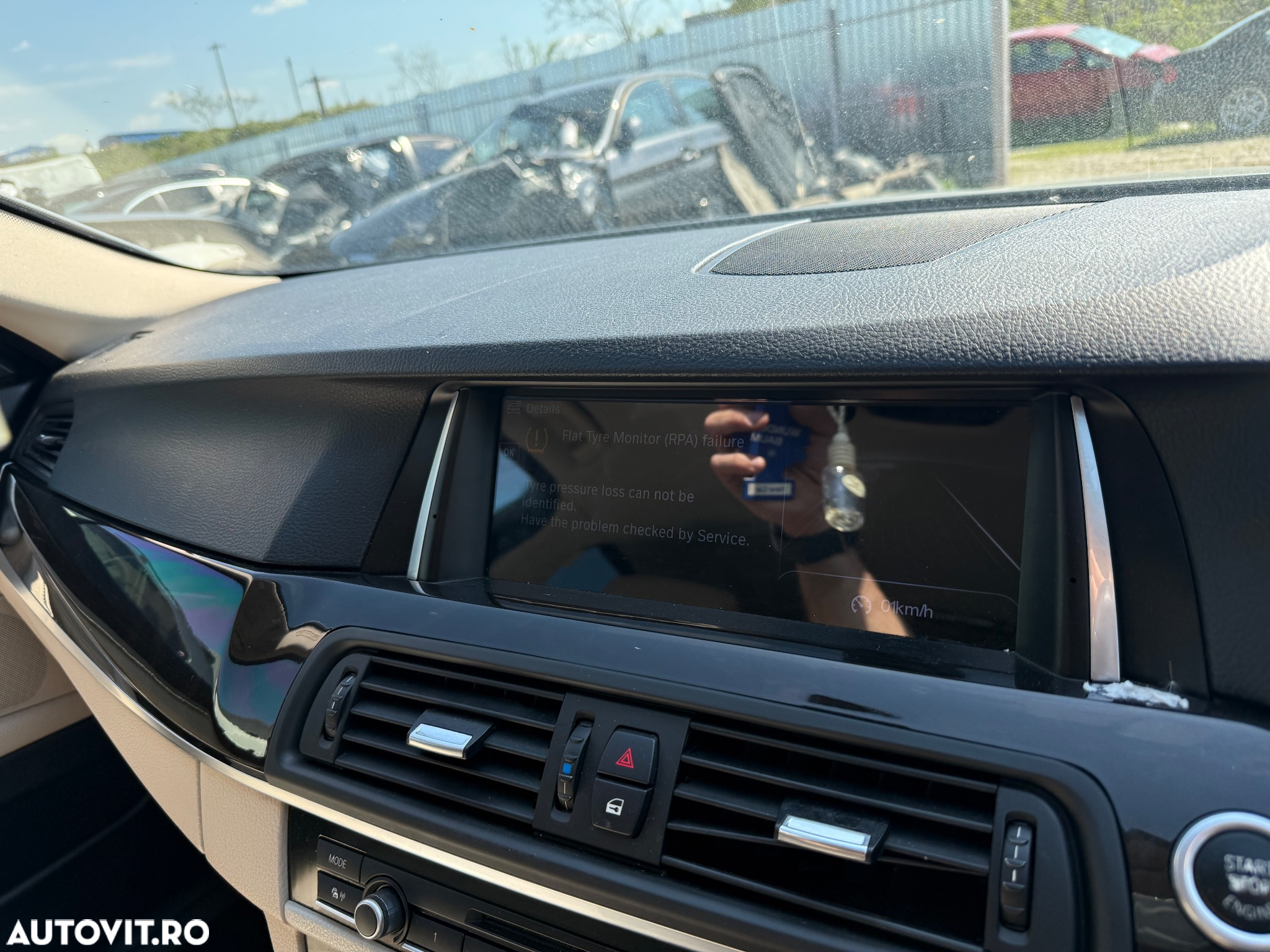 Dezmembrez bmw f10 530d 245 HP N57D20A culoare A52 SPACEGRAU METALLIC  motor  perfect funcțional cutie automată navigație android cu Apple car play - 6