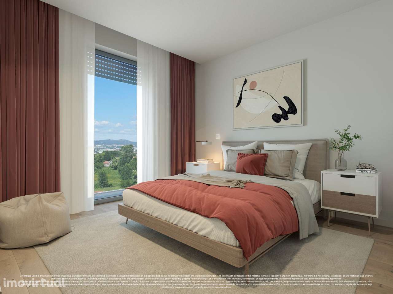 Apartamento T2 no Empreendimento Park View II – Vila Nova de Gaia - Grande imagem: 4/8