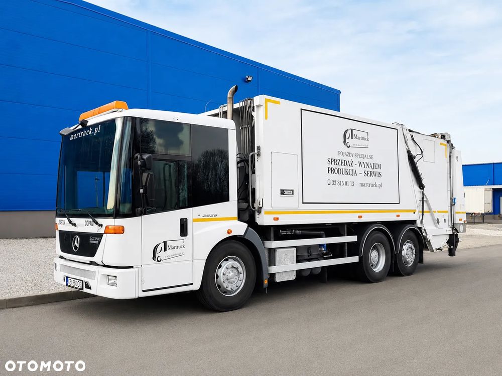 Mercedes-Benz Econic  2629 6x2 śmieciarka dwukomorowa, Zoeller 22 m, gwarancja, serwis, sprzedaz,wynajem - 2