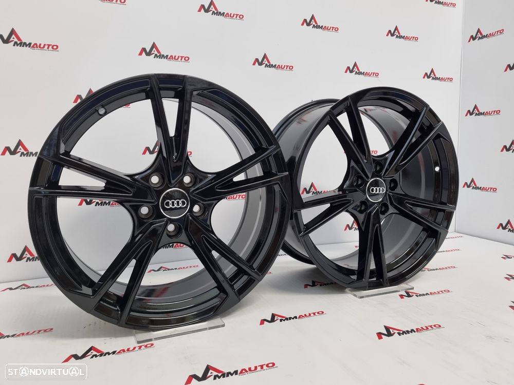 Jantes Audi A5 S5 Preto Brilho 18 - 2