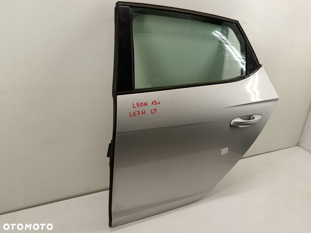DRZWI LEWE TYLNE TYŁ SEAT LEON III 12-17 LX7W - 5