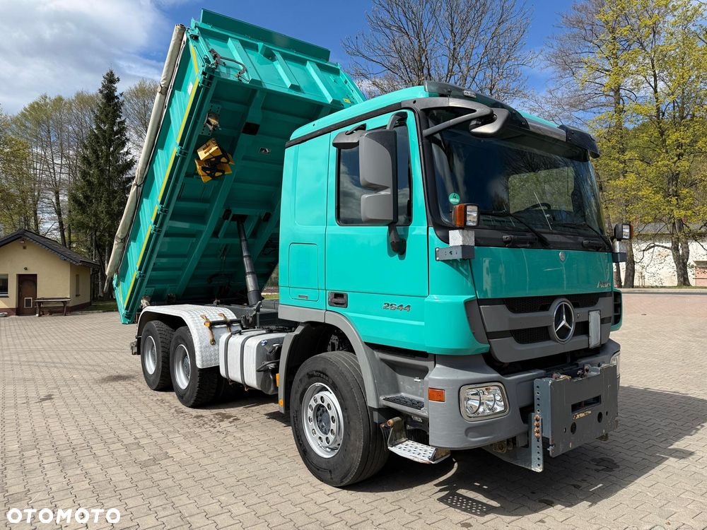 Mercedes-Benz 2644 ACTROS MP3 wywrotka 6x4, płyta pług, BORDMATIC - 8